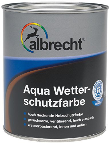 Albrecht Aqua-Wetterschutzfarbe 0406 750 ml, moosgrün, 3400657080040600750