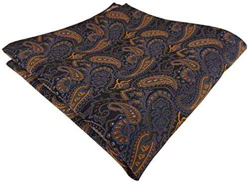 TigerTie Designer Einstecktuch in Paisley gemustert - Stecktuchgröße 30 x 30 cm