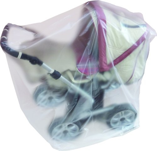 Sunnybaby Copertura antipolvere universale per passeggini, Made in Germany, Resistente all'acqua, PVC, Bianco Trasparente