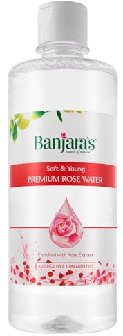 Banjara'S Rose Water, 1L, White