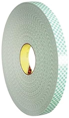 3M 4032 Nastro Biadesivo in Schiuma di Uretano, 12 mm X 66 m, 18 Pezzi