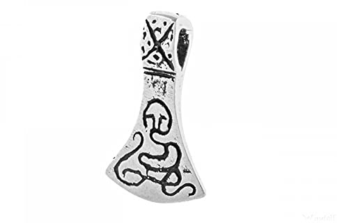 Kettenanhänger Viking Axt Wikingeraxt Axtblatt 925 Sterling Silber Thors Hammer Viking Kettenanhänger Thorshammer Thorhammer Thor Mjölnir Wikinger