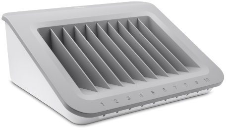 Belkin Charging Station For Laptops with Surge Protector - 10 Device USB Charging Dock for Tablets, Laptops, Chromebooks – Cable Management for Classrooms, Offices, Tech Labs, Shared Spaces, & More