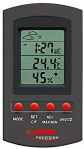 sera reptil termometer/hygrometer – kombienhet för kontinuerlig mätning av temperatur och luftfuktighet i terrariet