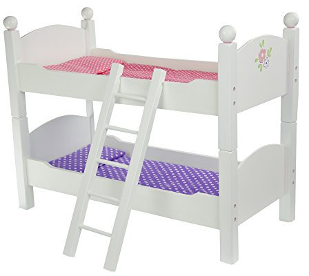 Etagenbett Puppenbett aus Holz Puppenzubehör Puppen-Möbel Olivias World TD-0095A