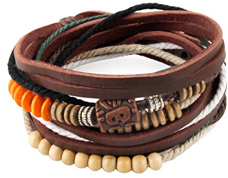 axy TWIC13 Tibet WICKELARMBAND Serie 13! ECHT Leder Armband Leather Bracelet!Surferarmband Schmuck