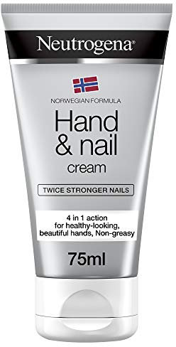 Neutrogena Norwegian Formula Hand and Nail Cream (1x 75ml), Nourishing, Intensive Hand Moisturiser with Glycerin, Vitamin E for Healthier, Softer Skin, Lotion to Strengthen Nails and Soften Cuticles