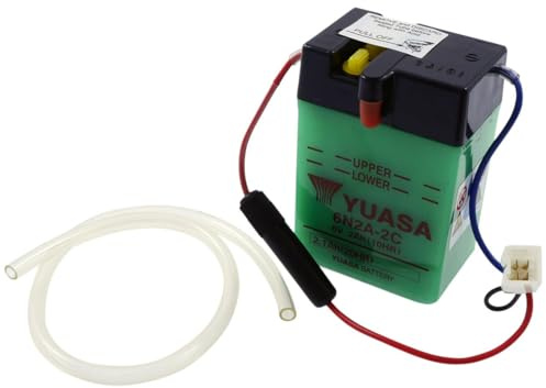YUASA BATTERY 6N2A-2C-3 open without acid