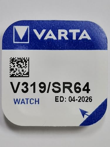 1 x VARTA Knopfzelle V319/SR64/615/280-60/SR527SW/SB-AE/319 /V19