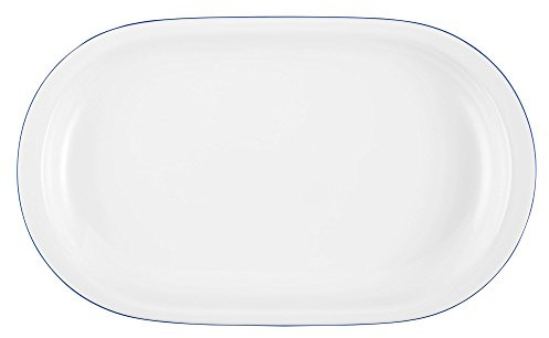 Seltmann Weiden 001.718871 Blaurand Compact - Platte/Servierplatte - oval - 33 cm