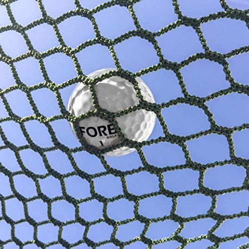 FORB Golfschlagnetz - Ersatz 3m x 3m Golfnetz mit Pfeilnetzqualitäten - EIN Robustes und grünes Netz