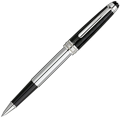 Montblanc Füllfederhalter Meisterstück Solitaire in der Farbe Silber mit der Federstärke M, 103107