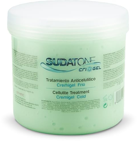 Tratamiento Anticelulítico Criogel 500 ml. Trata la Celulitis, la Obesidad localizada y Generalizada. Sesación de frio, cremigel Sudatone Cryogel | Diet Esthetic