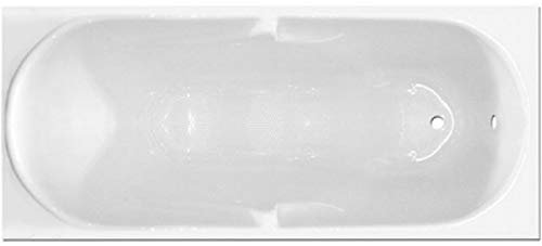 ORIGINAL TRADE - Guscio Vasca Rettangolare Bianca Mod. Diamante, cm. 150 x 70 s/Pannello