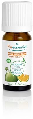 Puressentiel – Huile Essentielle Mandarine verte BIO – Contribue à la relaxation – 100% pure et naturelle – HEBDD – Citrus reticulata blanco – 10 ml