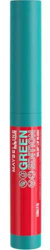 Maybelline New York Green Edition Bálsamo labial con color hidratante y cuidado al instante, Tono 04 Flare