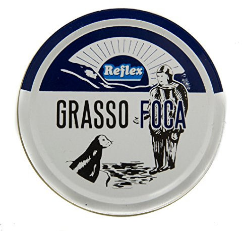 Reflex Grasso Foca 100ml grasso naturale per il trattamento di scarpe di pelle e cuoio