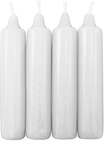 OLShop AG 5er Pack Adventskerzen weiß ca. 25 x 135 mm (5 x 4 Stück) Weihnachtskerzen, Christbaumkerzen, Pyramidenkerzen, Baumkerzen, Kerzen