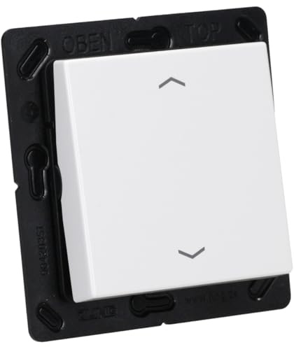 Jung ENOA590PWW Eno Funk Wandsender 2 Kanal mit Symbol Pfeil