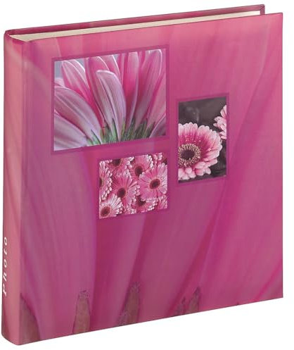 Hama Album Porta Foto Jumbo Singo, 300 Foto 10x15, Rosa
