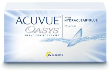 ACUVUE® OASYS with HYDRACLEAR® PLUS - Reemplazo Quincenal - protección UV - 12 lentes