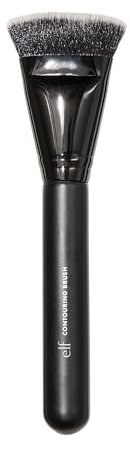 e.l.f. Contouring Brush, Makeup Brush for Creating Flawless Dimension & Sculpting, Use with Bronzer Powder, Liquids & Creams, Vegan & Cruelty-Free