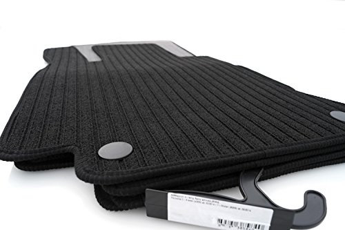 Fußmatten für Mercedes C-Klasse W205 S205 AMG Automatten Original Qualität Ripsmatten 4-teilig Schwarz