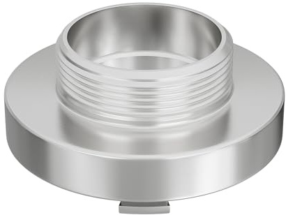 Wiltec Storz Kupplung C 52mm Festkupplung mit Außengewinde 2 59,25mm aus Aluminium C Schlauchkupplung
