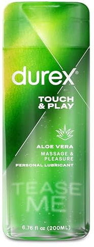 Durex Massage And Play Intensify 2 in 1 Lubricant With Aloe Vera, 6.7 Ounce