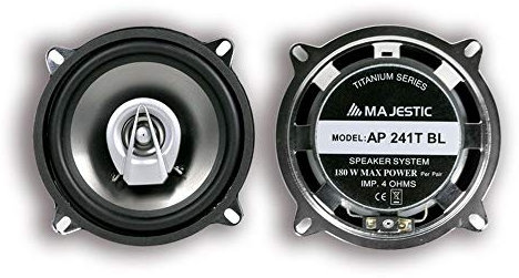 Majestic AP 241T – Coppia di altoparlanti per auto 130mm (5”), 180W, 2 vie.