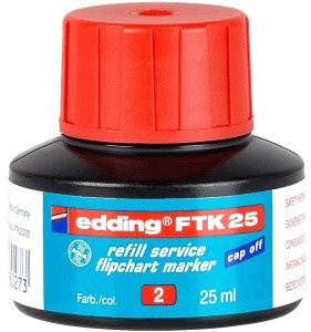 Edding Nachfülltinte edding FTK 25 für edding Flipchartmarker 25ml rot