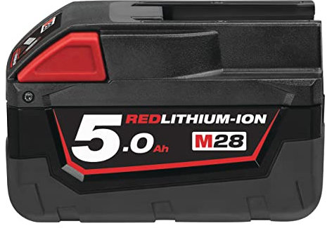 Milwaukee m28b5 M28 5,0 Ah rot Lithium-Ionen-Akku