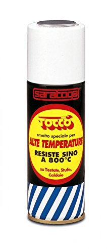 Spray speciale per alte temperature - fino a 800° - smalto siliconico nero