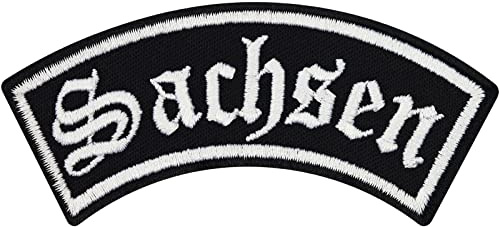 SACHSEN Biker Rider Rankpatch DEUTSCHLAND Motorcycle Aufnäher Patch Abzeichen
