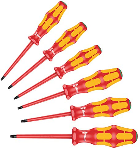 Wera, 167 i/6 Assortimento di giraviti Kraftform Plus serie 100, 6 pezzi