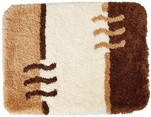 Kleine Wolke 4594231313 Fiesta Badteppich Polyacryl beige, beige, 50 x 65 cm