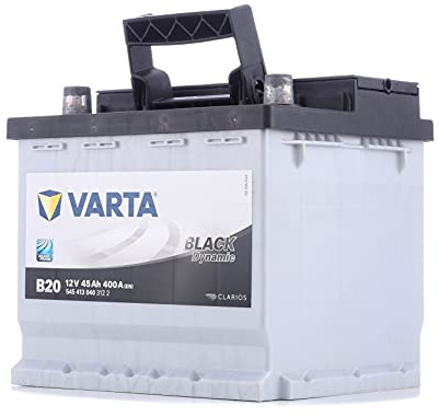 Varta 5454130403122 Autobatterien Black Dynamic B20 12 V 45 mAh 400 A, 18.7 x 13.6 x 11 cm