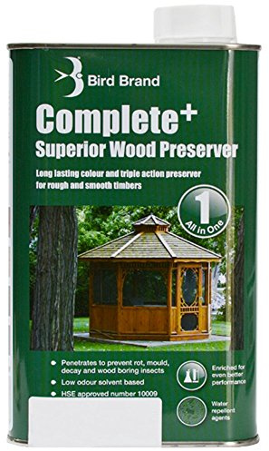 Bird Brand Complete+ Superior Wood Preserver Ebony Black - 2.5 Litre