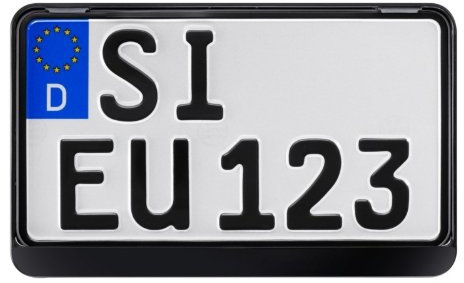 Kennzeichenhalter SCHWARZ (240 x 135mm)