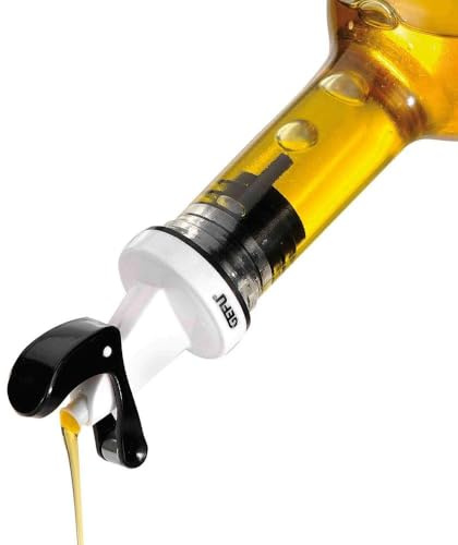 GEFU Ausgießer AUTOMATICO - Automatischer Öl & Essig Verschluss, 20 mm | Selbstschließender Flaschenverschluss für tropffreies Dosieren, passend für 15-20 mm, spülmaschinengeeignet & hygienisch