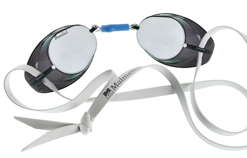 Malmsten Lunettes suédoises pour Adultes, Miroir 99222, Gris Argenté, Taille Unique
