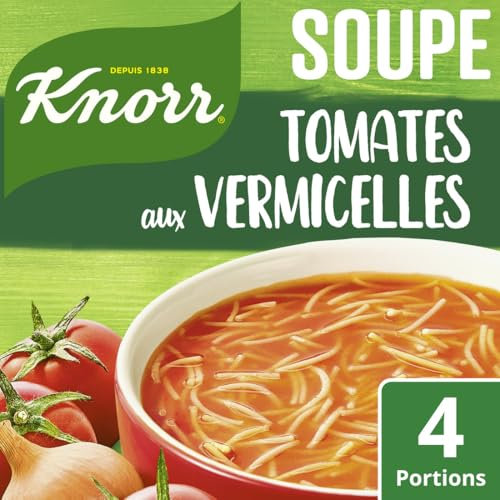 Knorr Soupe Tomates Aux Vermicelles 67g Pour 4 Personnes