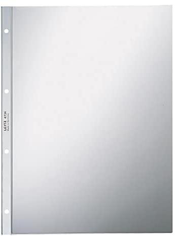 Leitz 4734 Suspension Files Document Wallets Waterproof A4/80 µm Transparent Pack of 100