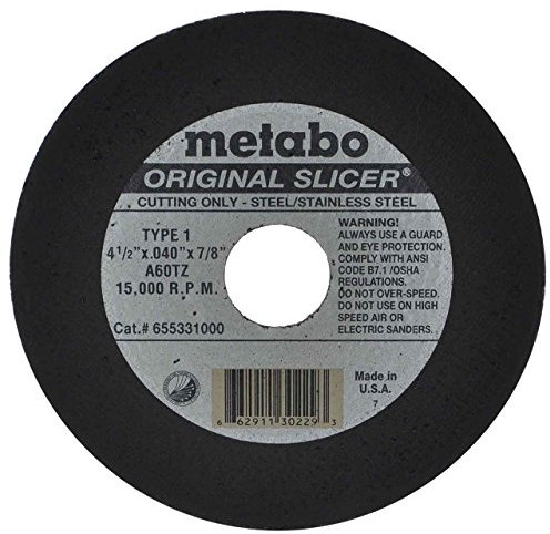 Metabo Slicer Cut Off Wheel 4-1/2 X .040 Box Of 100