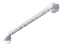 NRS Healthcare Plasträfflad greppstång - 45 cm (18 tum) vit