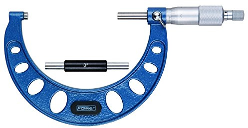 Fowler 52-240-004-1, Outside Inch Micrometer with 3-4 Measuring Range