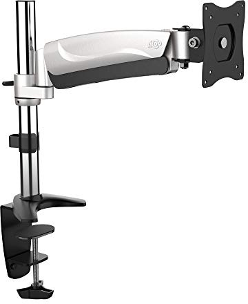 RICOO Monitor Halterung 1 Monitor TS2911 mit Gasdruckfeder höhenverstellbar für 13-34 Zoll Bildschirmhalterung Arme Tischhalterung VESA 75x75 100x100 Schreibtisch Monitorhalter