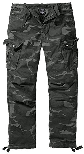 Brandit Columbia Mountain Vintage cargobyxor byxor, Darkcamo, XL