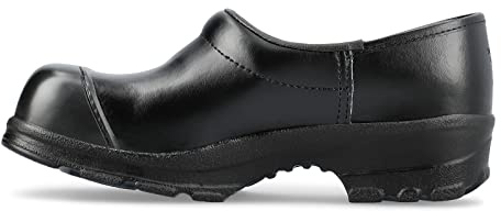 SIKA Unisex Flex LBS Sicherheitsclogs mit Zehenkappe, breite Passform, stoßdämpfende Schuhe, Permair-Leder, rutschfeste PU-Sohle, ProNose-Schutzclogs für Landwirte, Bauarbeiter und Logistikmitarbeiter