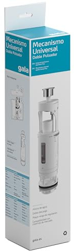 Gala Mecanismo G50412 – Mecanismo universal de doble descarga. Compatible con cisternas Gala y de otras marcas. Fácil instalación